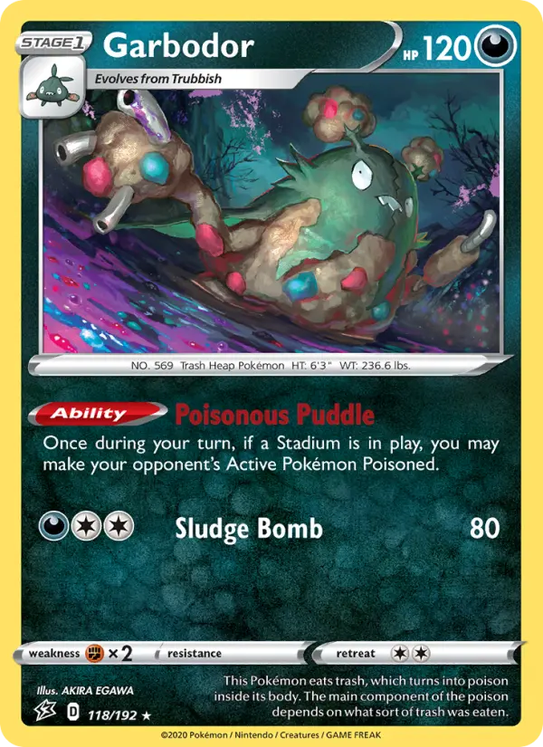 Garbodor, Normal