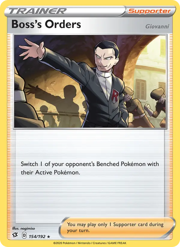 Boss's Orders (Giovanni), Holo