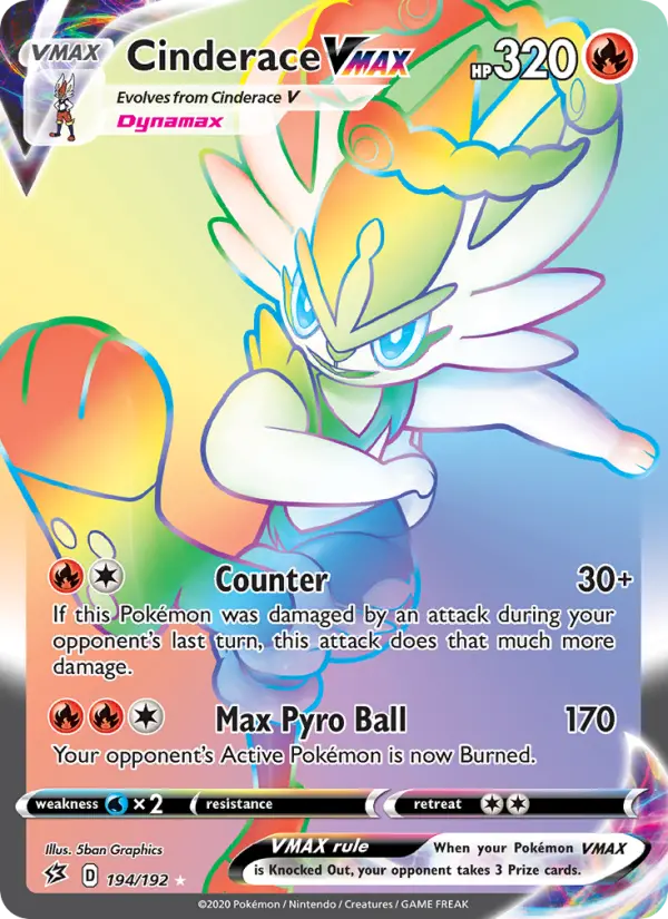 Cinderace VMAX, Holo