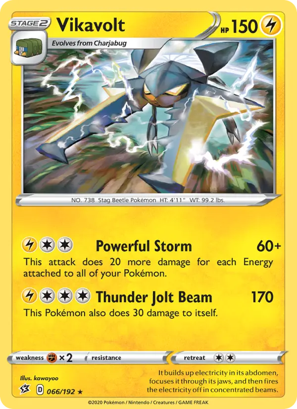Vikavolt, Holo