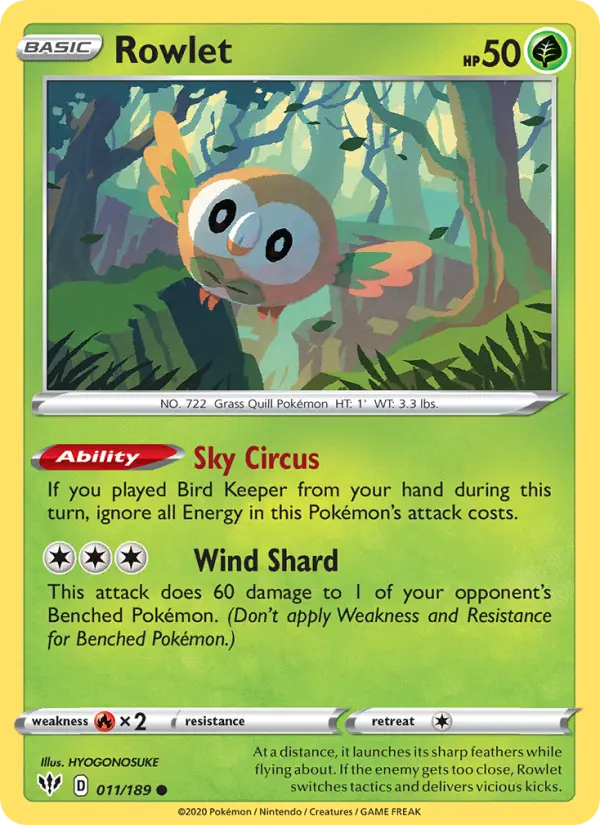 Rowlet, Normal
