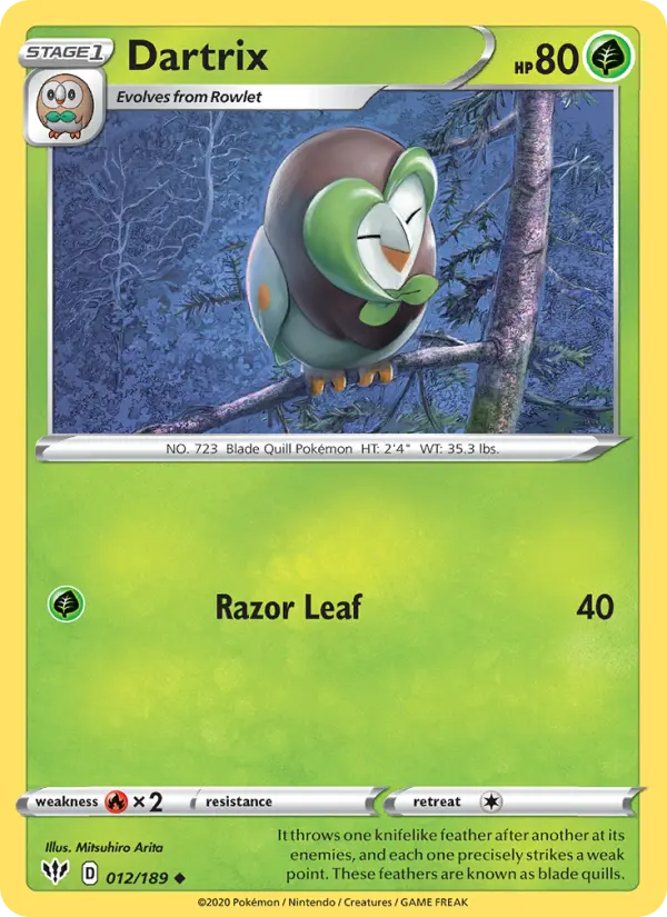 Dartrix, Normal