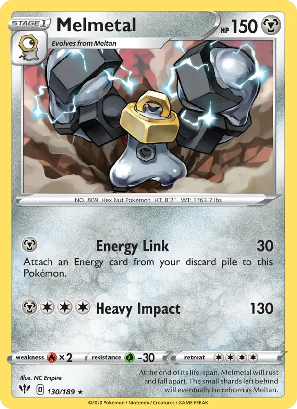 Melmetal, Normal