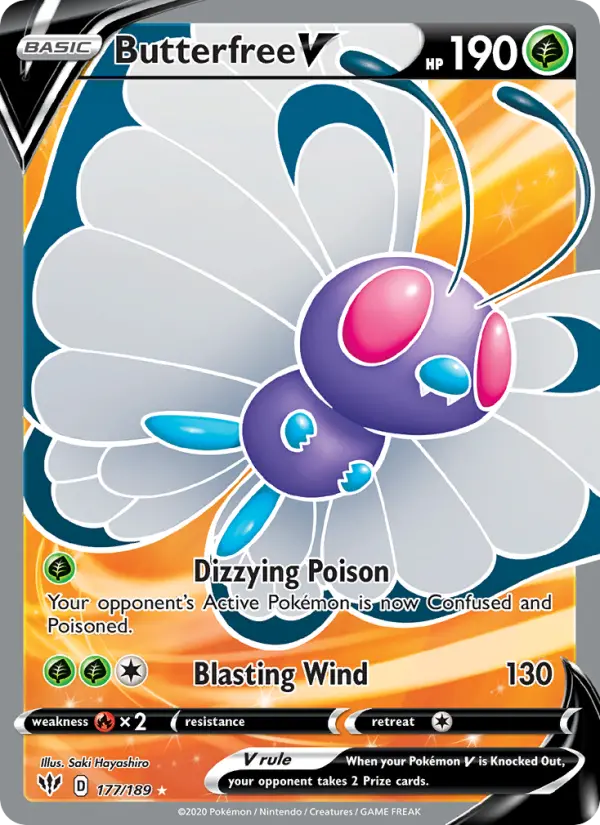 Butterfree V, Holo