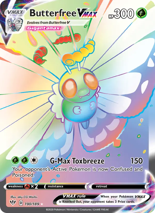 Butterfree VMAX, Holo