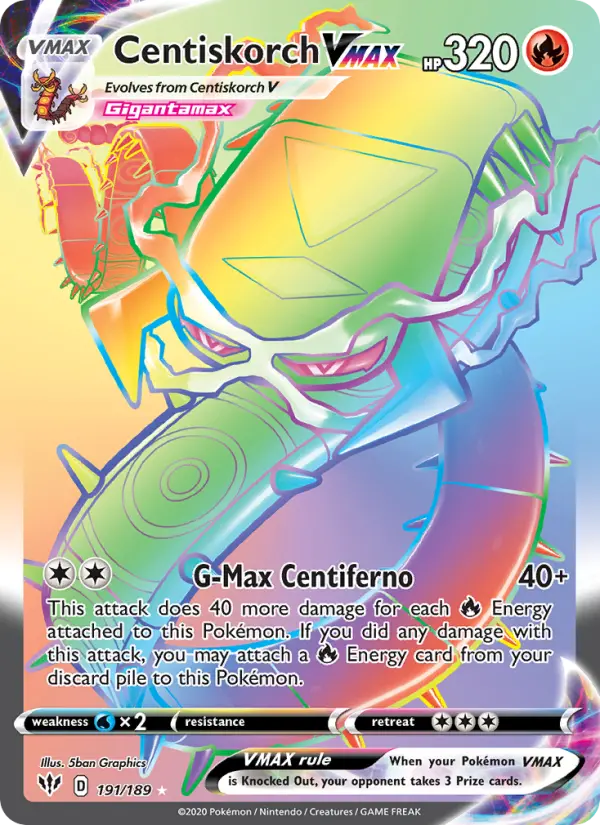 Centiskorch VMAX, Holo