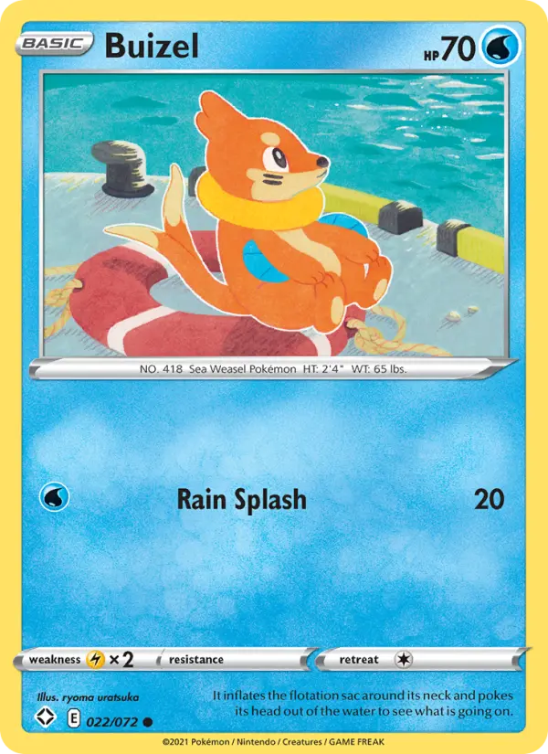 Buizel, Normal