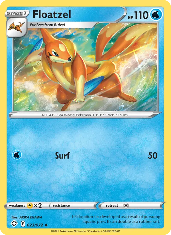 Floatzel, Normal