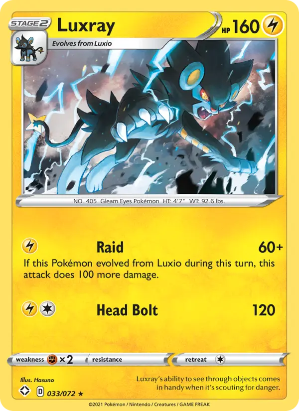Luxray, Holo