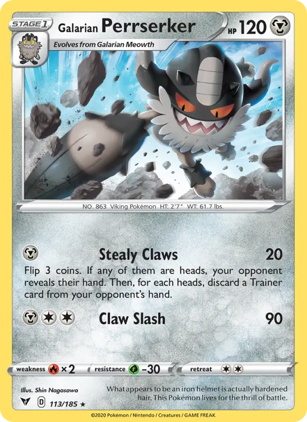 Galarian Perrserker, Normal