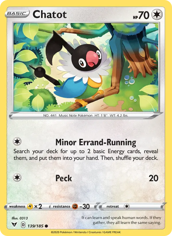Chatot, Normal