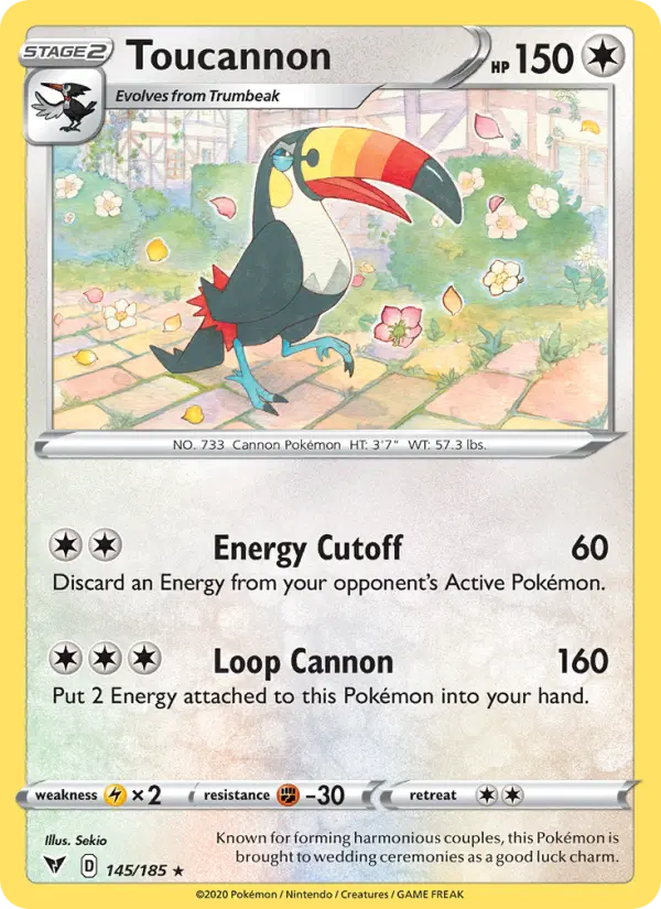 Toucannon, Normal