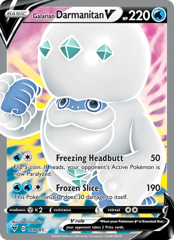 Galarian Darmanitan V, Holo