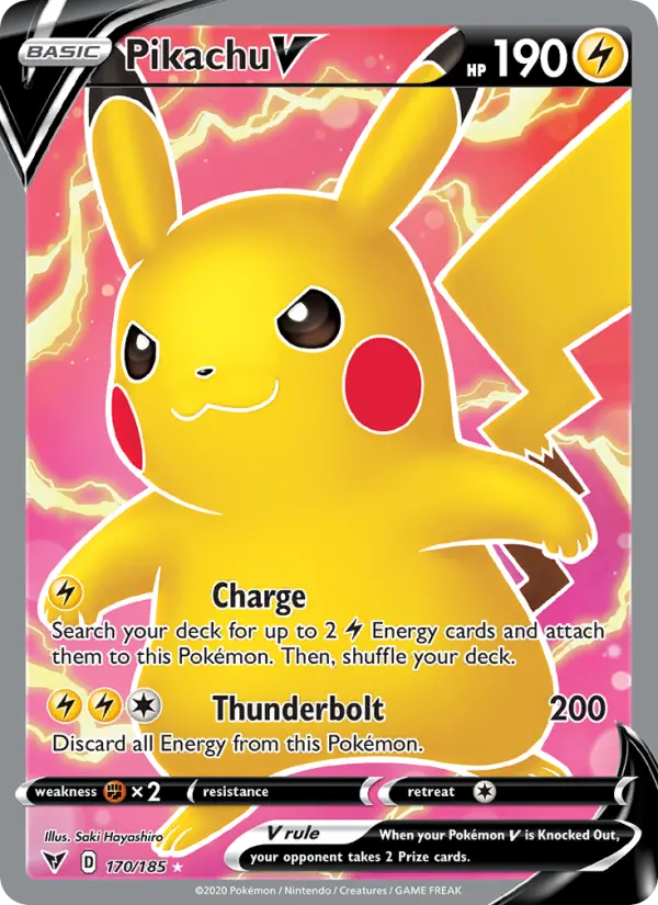 Pikachu V, Holo