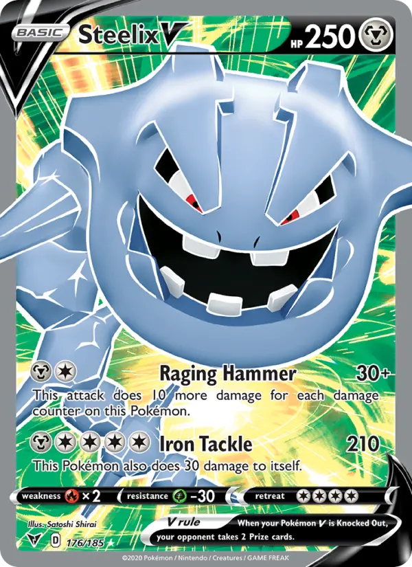 Steelix V, Holo