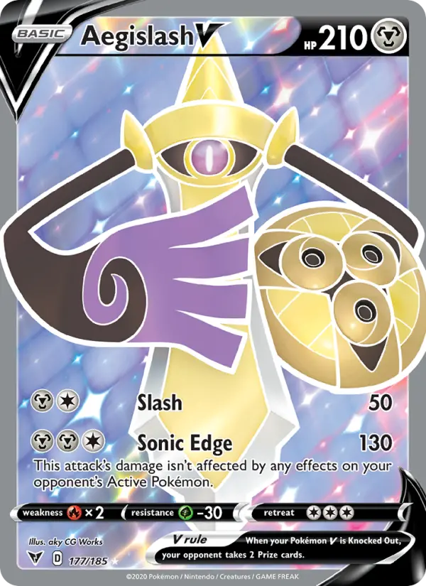 Aegislash V, Holo