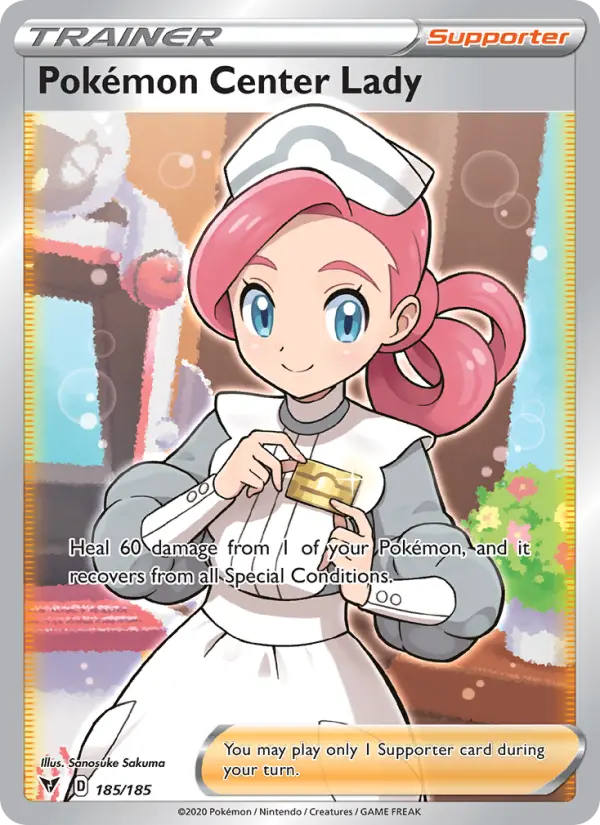 Pokémon Center Lady, Normal