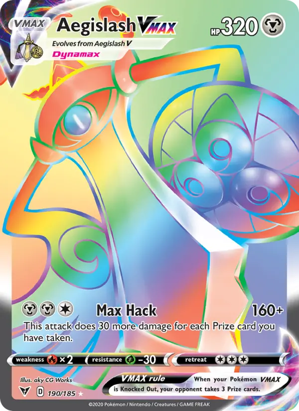 Aegislash VMAX, Holo