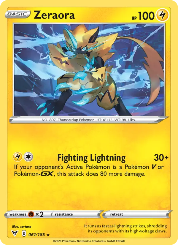 Zeraora, Holo