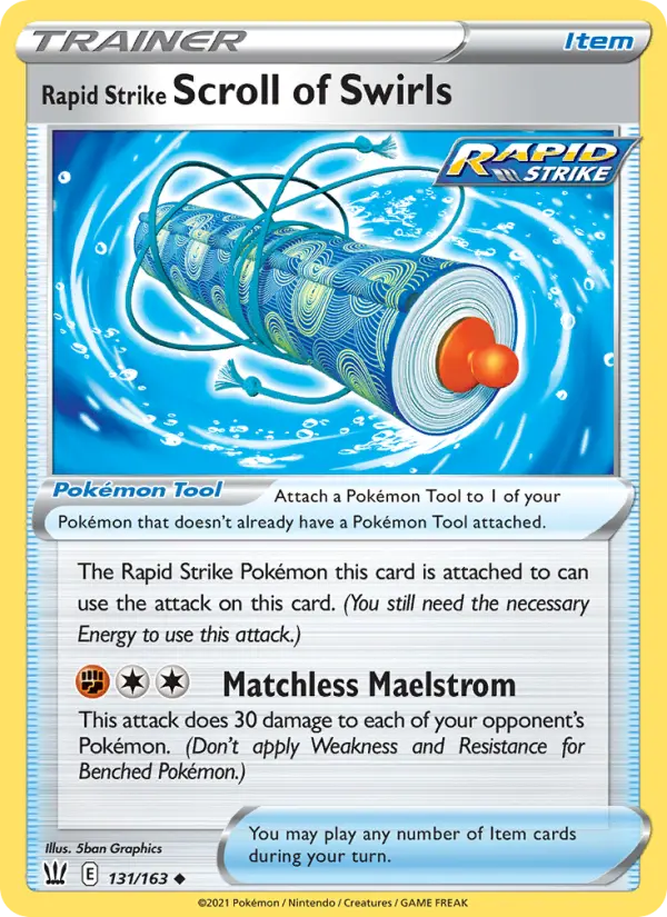 Rapid Strike Scroll of Swirls, Normal
