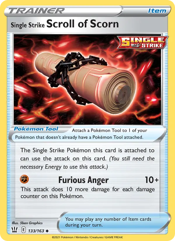 Single Strike Scroll of Scorn, Normal