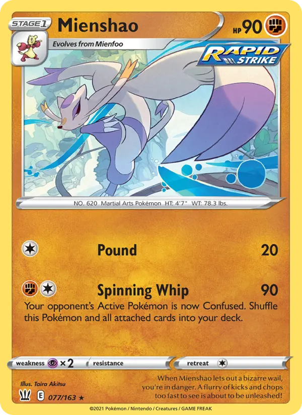 Mienshao, Normal
