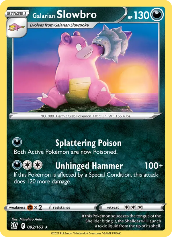 Galarian Slowbro, Normal