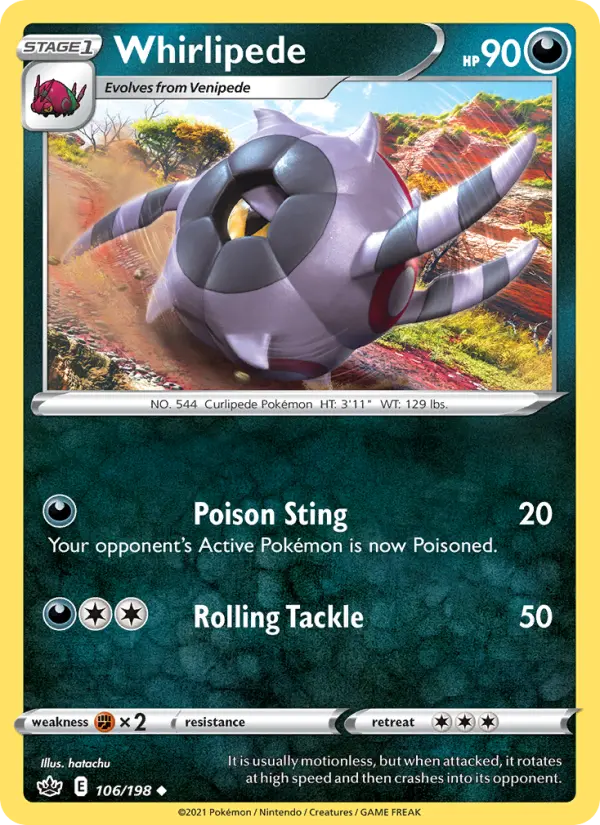 Whirlipede, Normal
