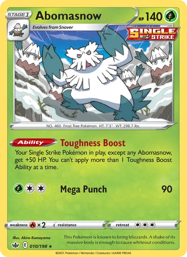 Abomasnow, Normal
