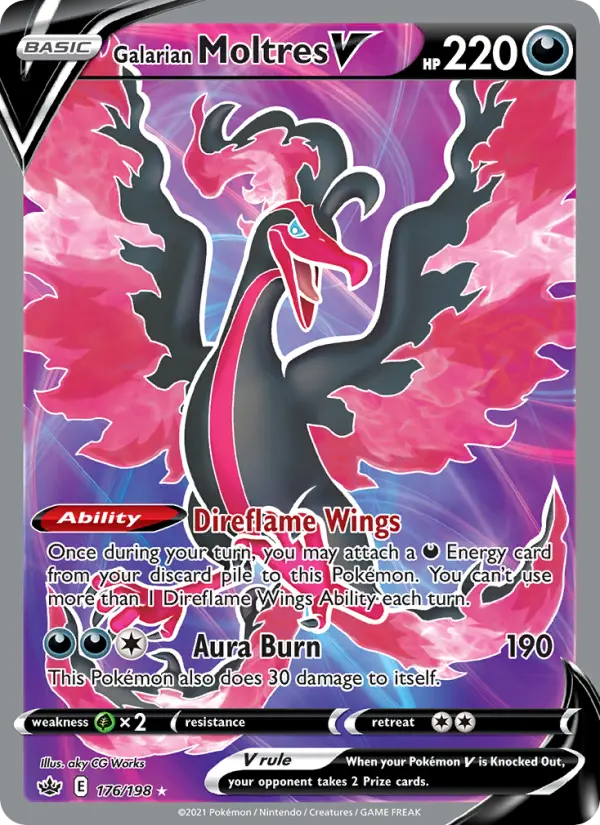 Galarian Moltres V, Holo