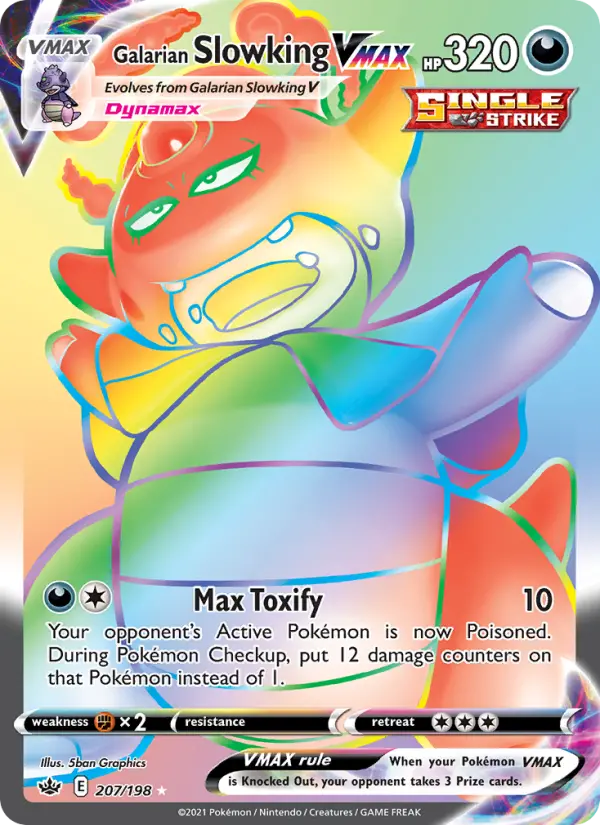 Galarian Slowking VMAX, Holo