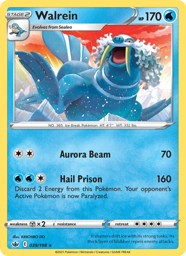 Walrein, Normal