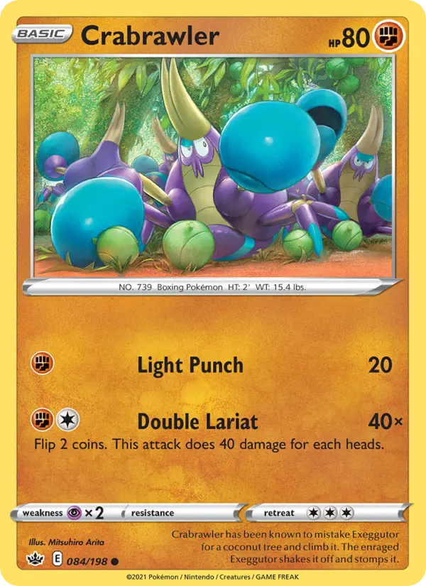 Crabrawler, Normal
