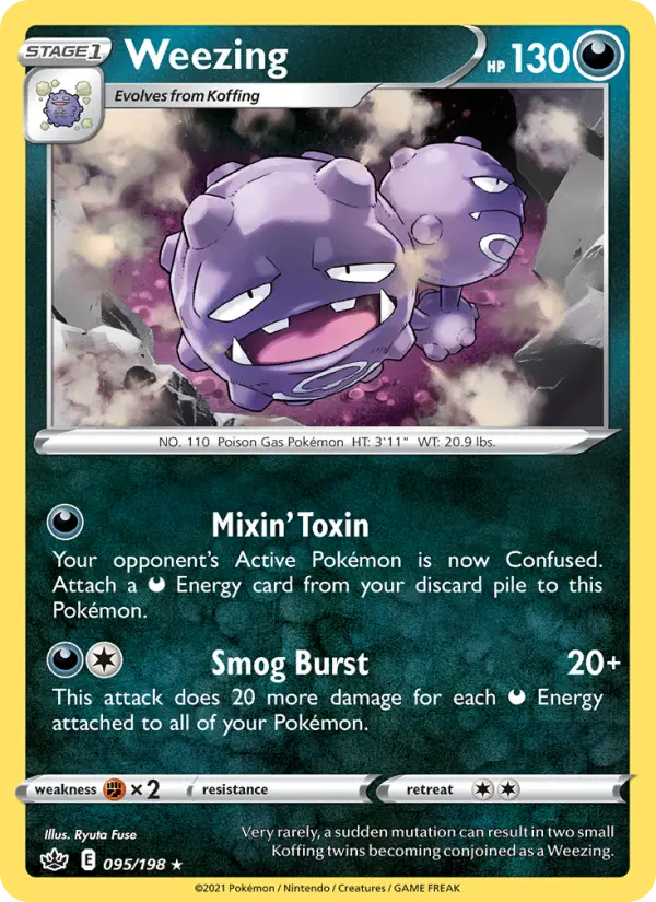 Weezing, Normal