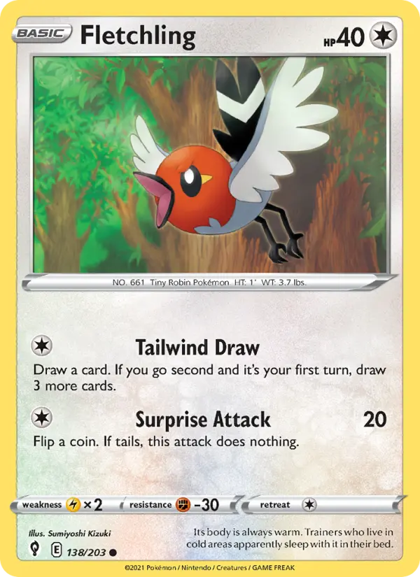 Fletchling, Normal