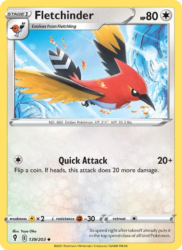 Fletchinder, Normal