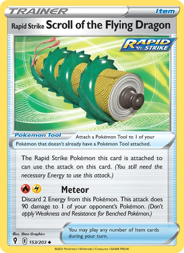 Rapid Strike Scroll of the Flying Dragon, Normal