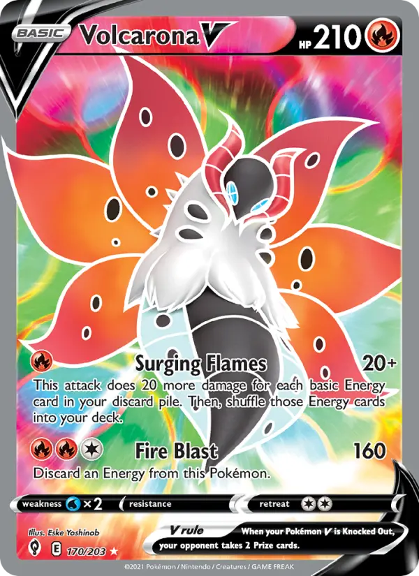 Volcarona V, Holo
