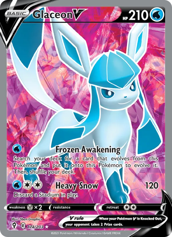 Glaceon V, Holo