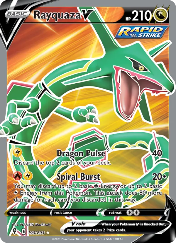 Rayquaza V, Holo
