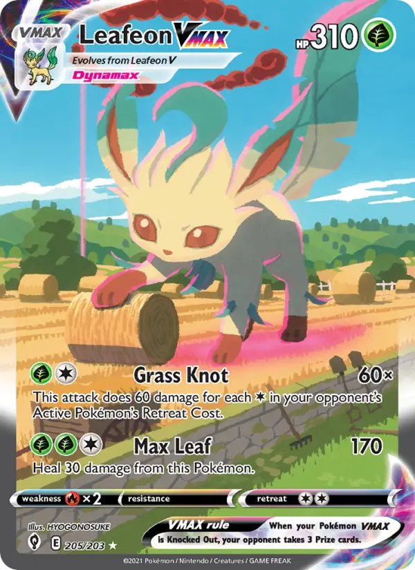 Leafeon VMAX, Holo