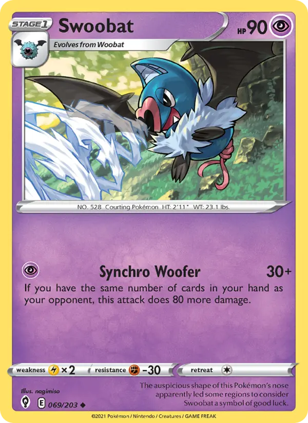 Swoobat, Normal