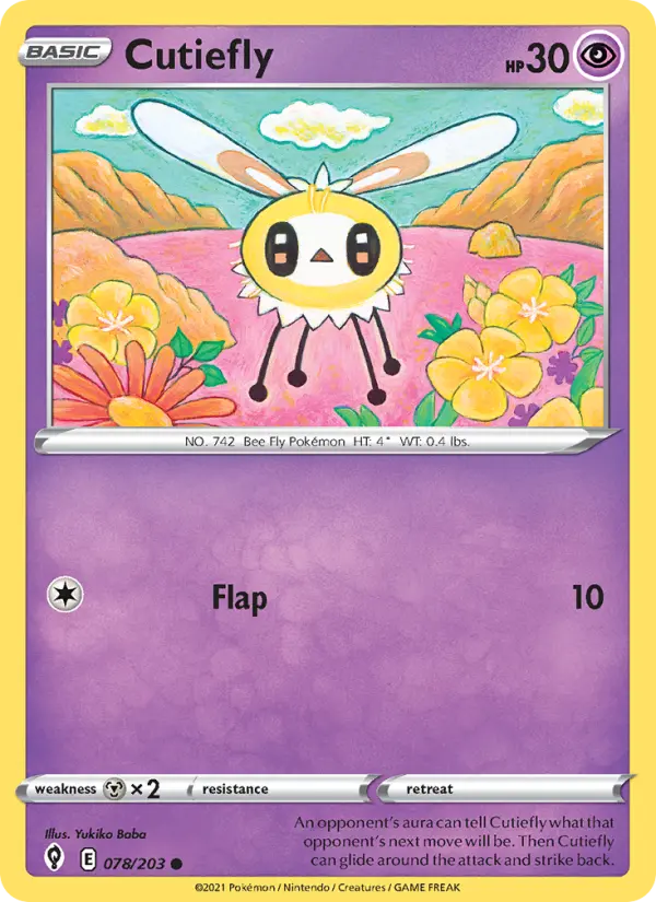 Cutiefly, Normal