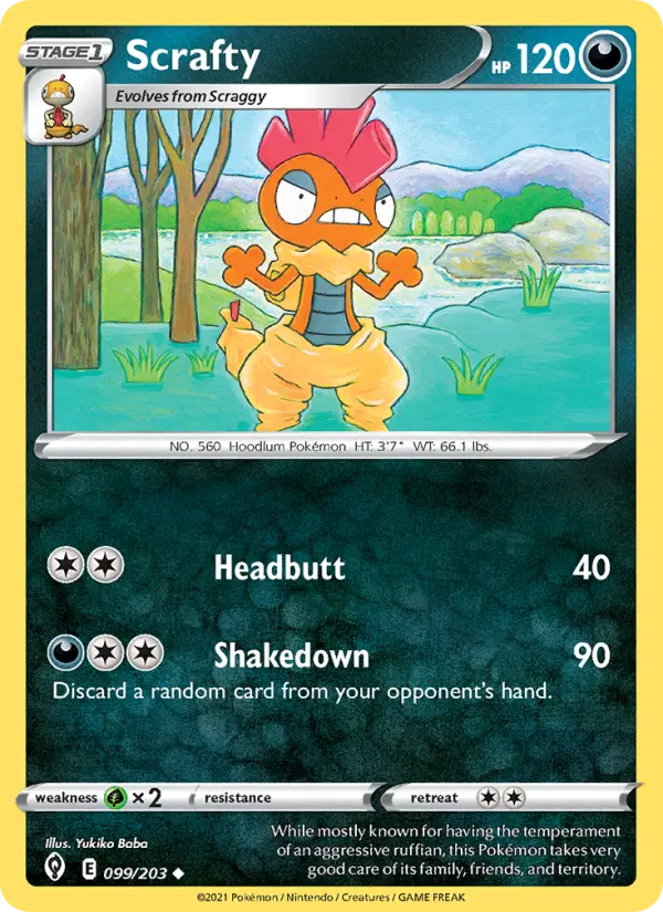 Scrafty, Normal
