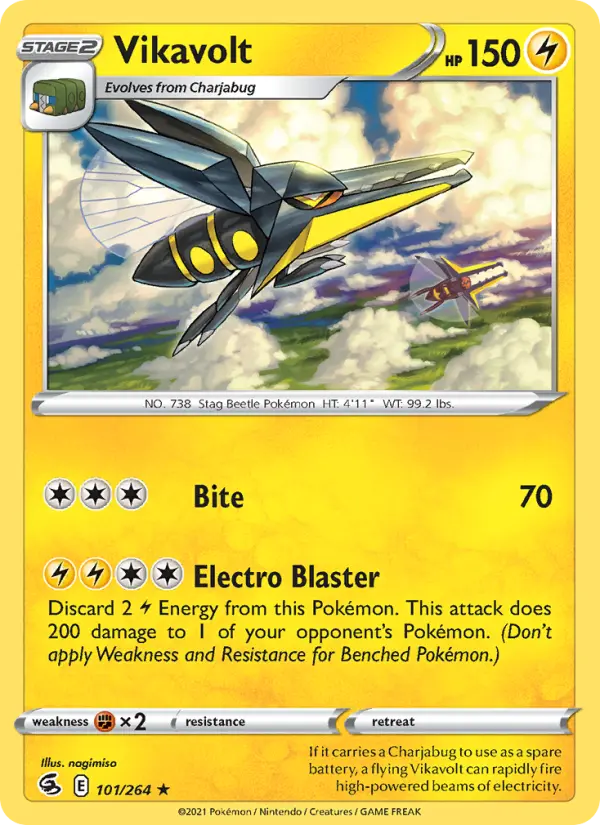 Vikavolt, Normal