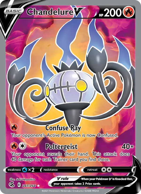 Chandelure V, Holo
