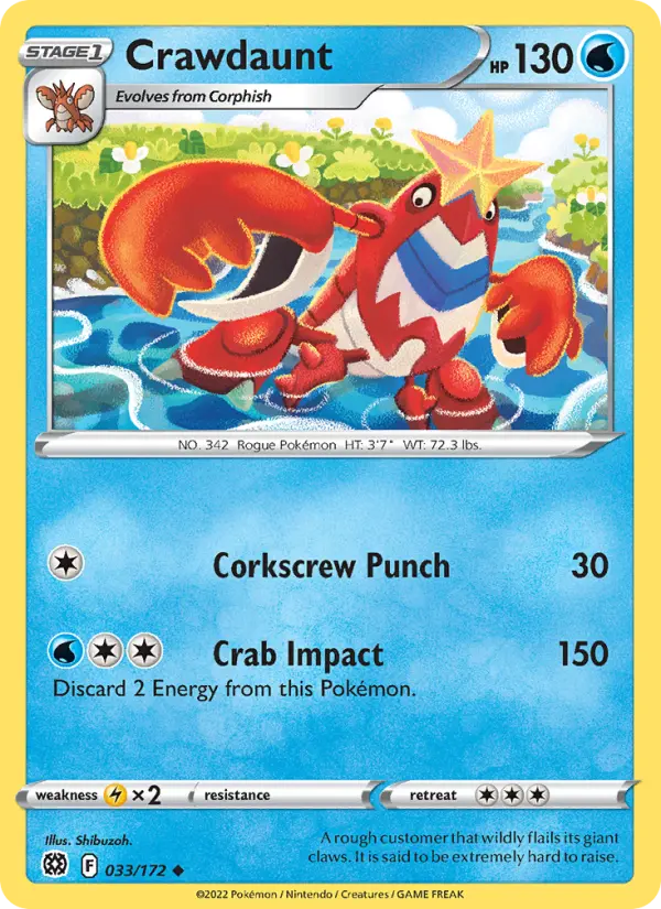 Crawdaunt, Normal