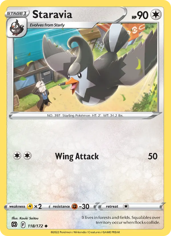 Staravia, Normal