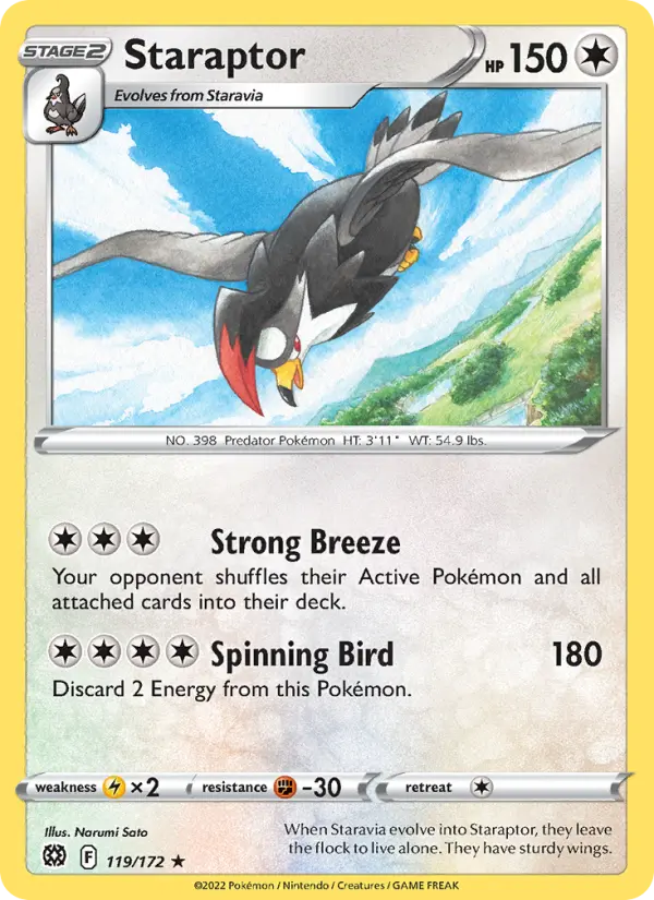 Staraptor, Normal