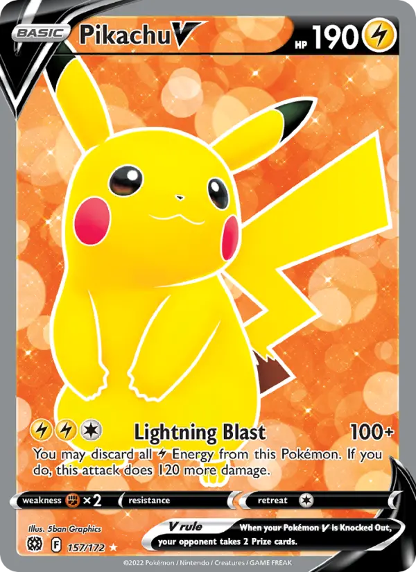 Pikachu V, Holo